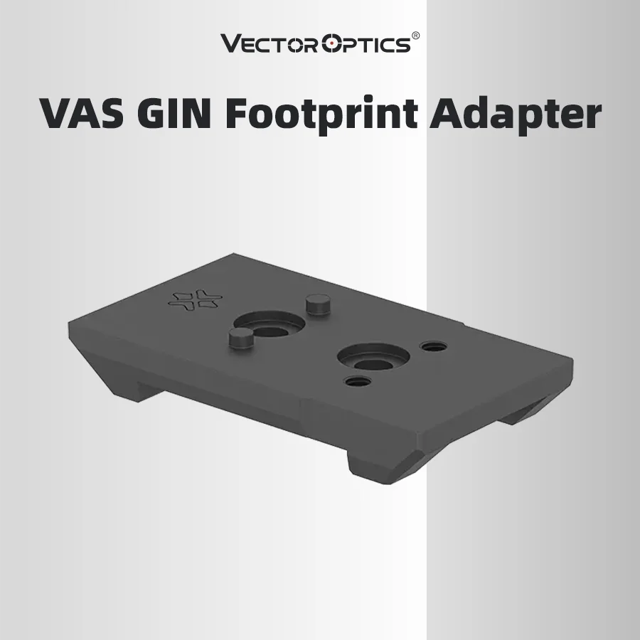 Red Dot Sight Mount Picatinny Adapter Gin Footprint Lower 1/3 Co-Witness 6061-T6 Aluminum for Vector Optics Frenzy 21Mm Rail