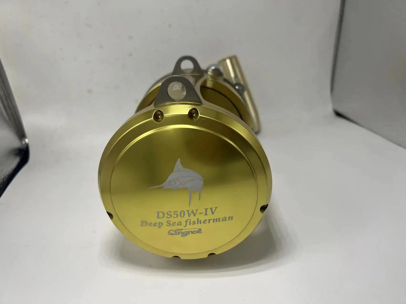 130W 80W 2-Gang-Trommelrolle für Hochseeangeln, Big Game Trolling Jigging Rolle, Salzwasser, maximale Zugkraft 130LB, für Thunfisch, Marlin, Pesca – Detail 9