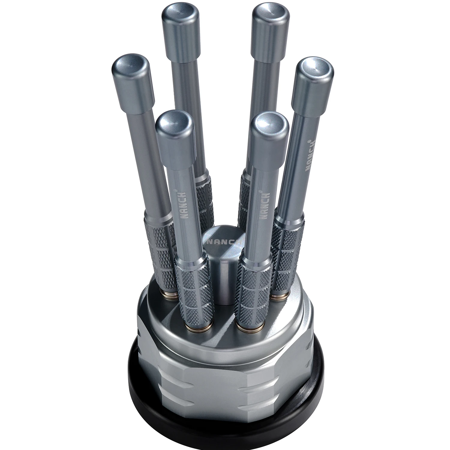 

Nanch High-precise S2 Screwdriver Set with 6 Aluminum Handles, 30 in 1 Mini Screwdriver set for Professional DIY Works