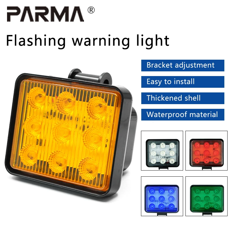Lampu peringatan LED ultra-terang untuk truk terlaris, lampu kontur, lampu belakang trailer tahan air 12-80V