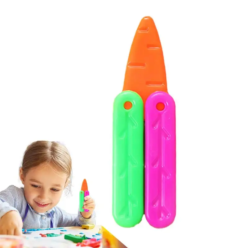 

Carrot Fidget Toys 3D Printed Toys For Stress Relief Durable Fun Stress Toys Christmas Easter Birthday Present For Children Boys