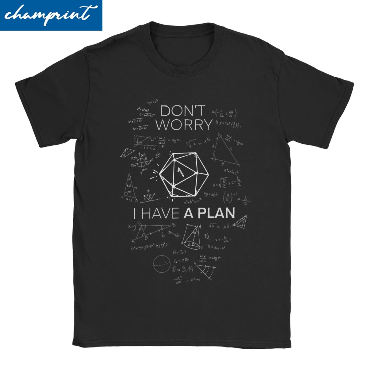 I Have A Plan Critical Fail Dnd Science Of D20 T-Shirts Men Women DnD Casual 100% Cotton Tees T Shirts 4XL 5XL Clothes