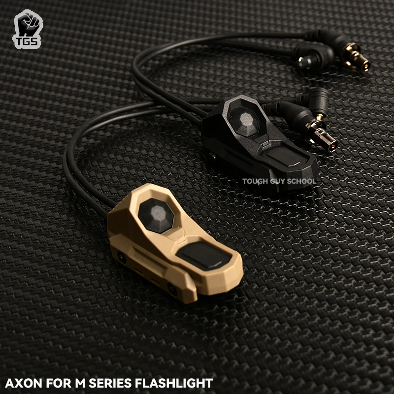 Axon Pressure Switch Surefir Tactical Dual Function Button For PEQ15 DBAL NGAL M300 M600 Scout Flashlight Airsoft accessary  ﻿