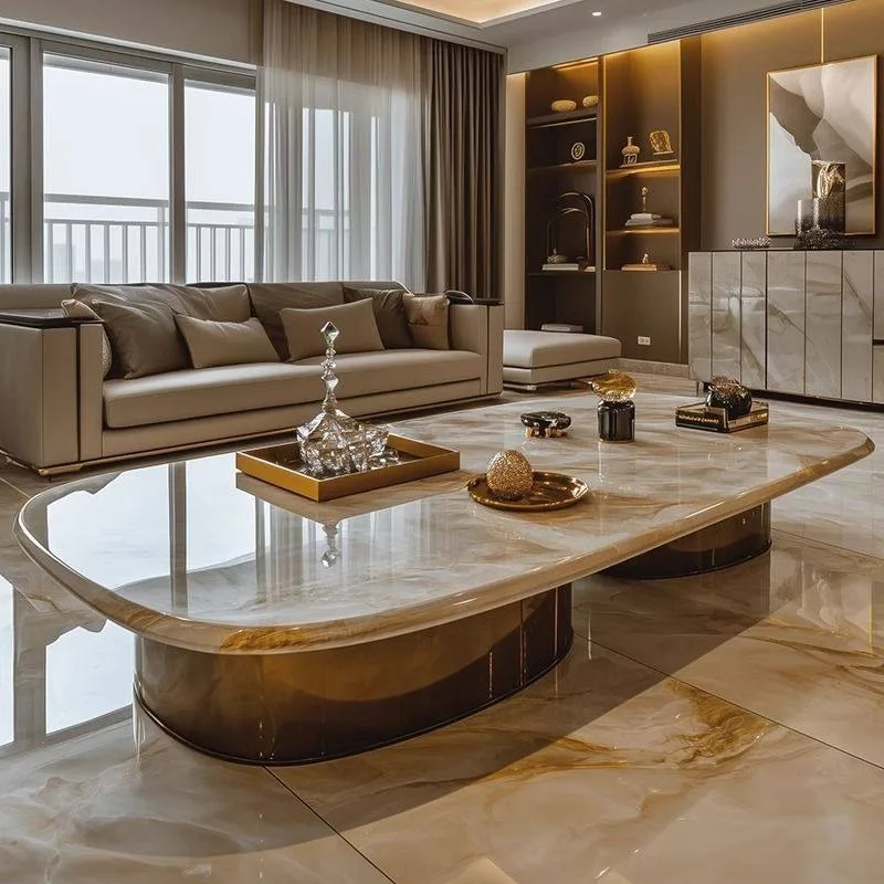 

Floor Minimalist Coffee Table Organizer Nordic Ornaments Unique Coffee Table Luxury Simple Mesa Centro Salon Home Furniture