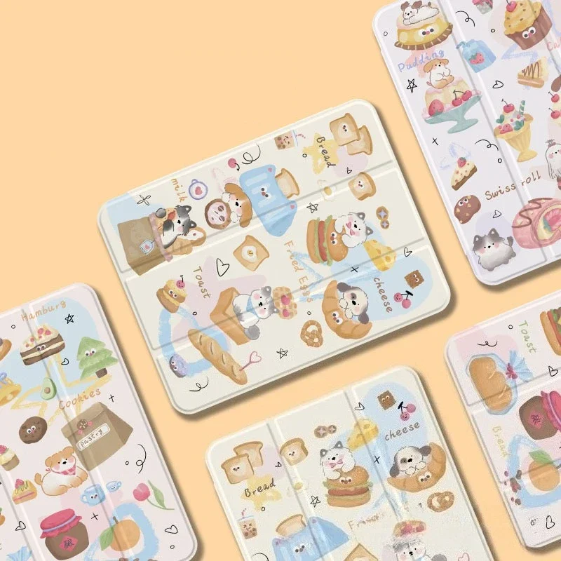 

Kawaii Puppy Acrylic Case for Ipad Air7 Air6 13in Pro 12.9in Tablet Case 11th A16 10th 9th 8th 10.2 Mini7 8.3in Protective Case