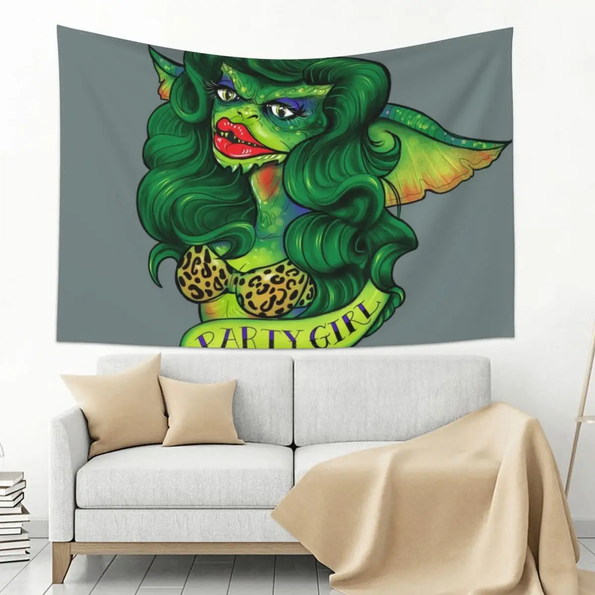 

Greta, Party Girl Tapestry Wall Decorations Aesthetic Room Decor Korean Decoration Room Home Decor Accessories Tapestry