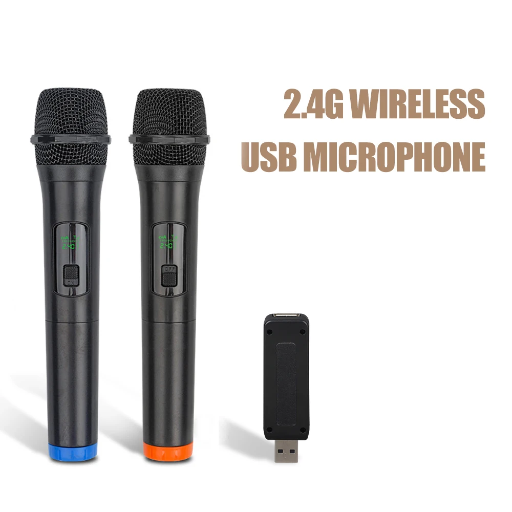 USB wireless microphone K song live broadcast dynamic microphone home mobile phone computer speaker mixer microphone