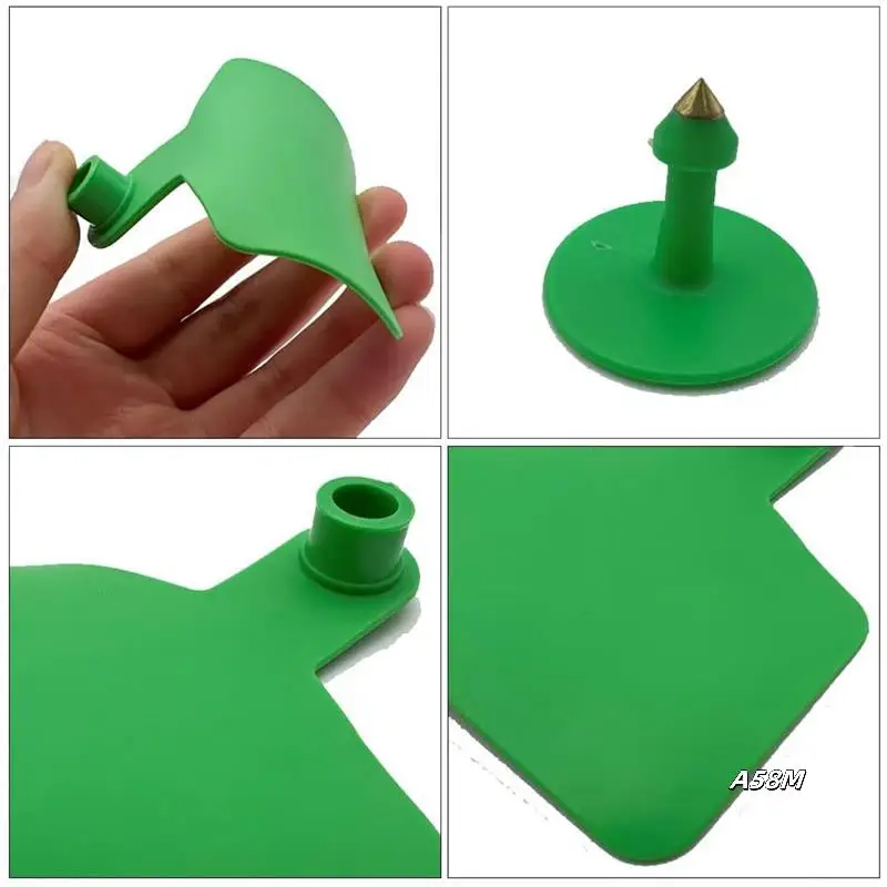

Livestock Blank Ear Tags For Cattle Cows Sheep Pig Goats, 100 Pieces TPU Animal Identification Blank Ear Tags