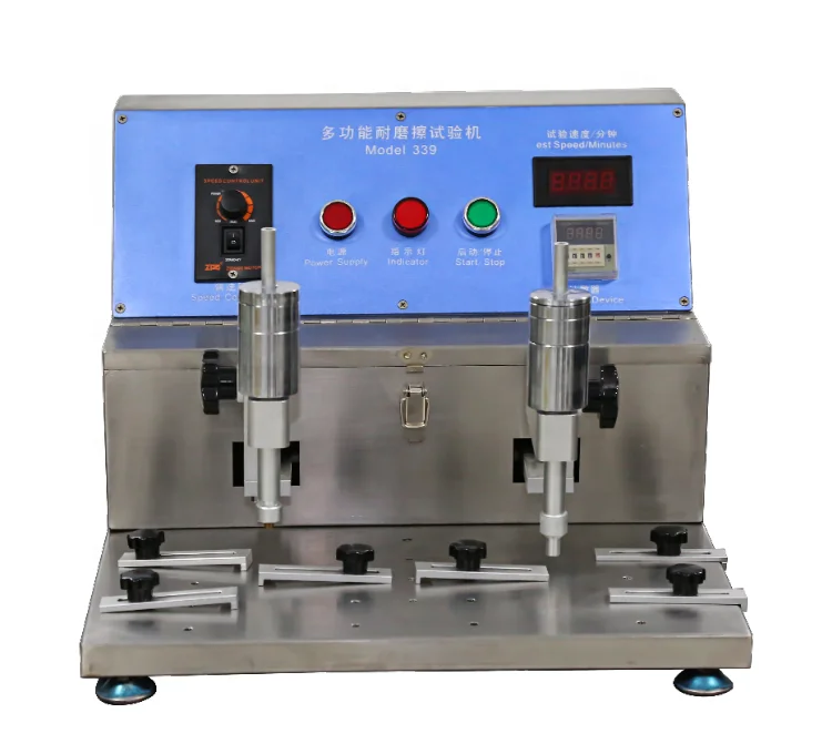 PJ-DT-339 Alcohol Borracha Lápis Friction Test Machine, Multi-Funcional, China