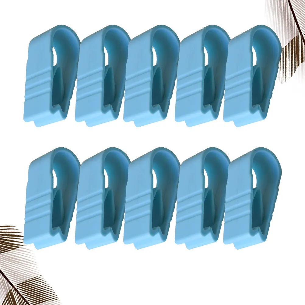 10Pcs Fixed Clips for Bed Sheets Elastic Non-Slip Holders Works with Mattress Pads Slipcovers Tablecloths