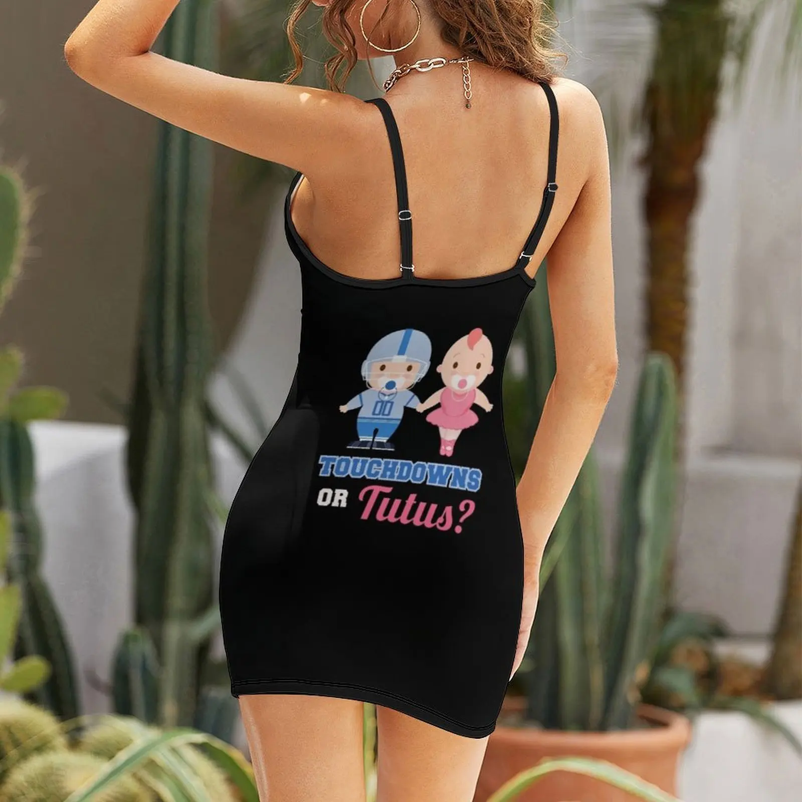 Touchdown o Tutu, camisas reveladas de género, camisas para embarazadas, regalos para nueva mamá, regalo para baby shower, anuncio de bebé, vestido con tirantes shi