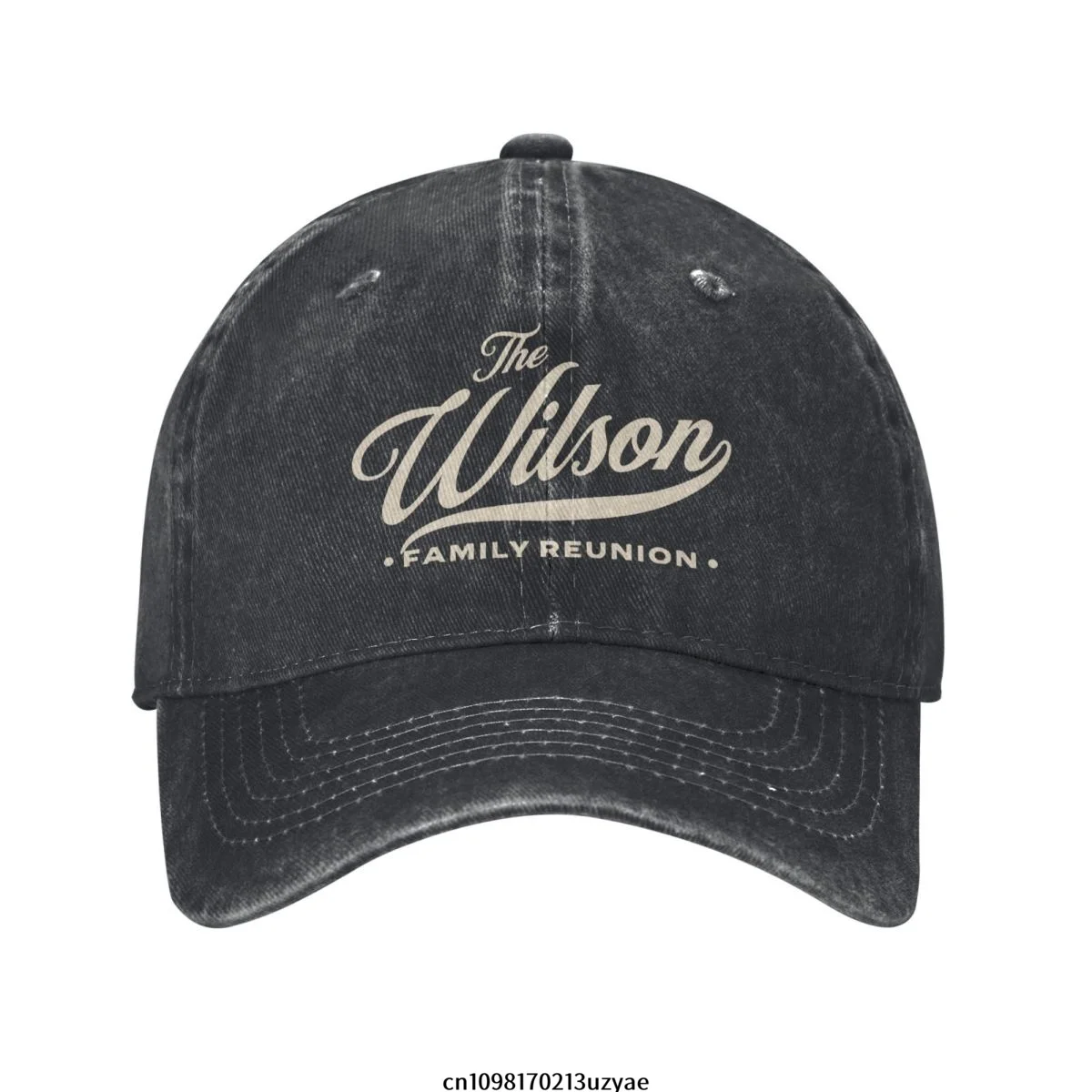 Boné de beisebol de algodão unissex da Wils Family Reunion com brasão de armas da família Wilson, chapéu jeans clássico ajustável para adultos