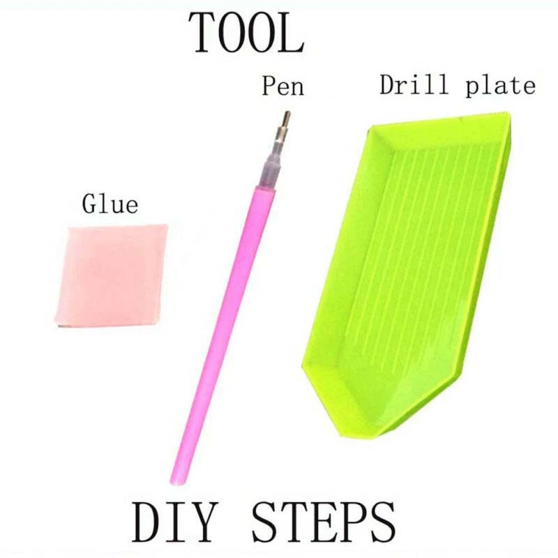 DIY 5D Pintura Diamante para a Decoração Home, Paisagem Lodge, Broca Completa, Redondo, Bordado Imagem, Artesanato Art Kit