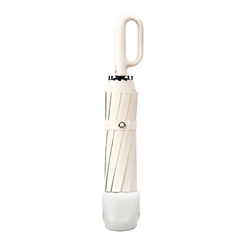 Durable Wind-Resistant Automatic Umbrella Sturdy Ribs Ergonomic Handle Anti-UV Umbrella with Waterproof Cover Car Umbrella - view 4