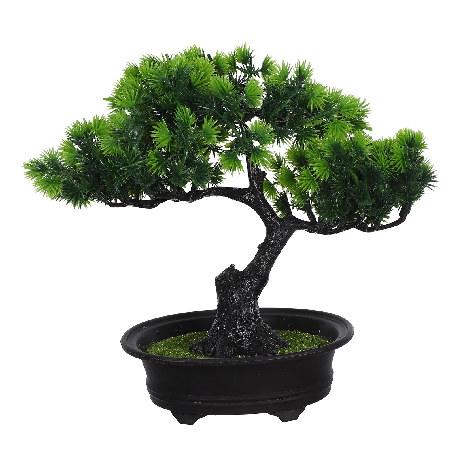 

Artificial Bonsai Tree Realistic Japanese Style Year Round Green Indoor Office Decoration Faux Plant Artificial Greenery