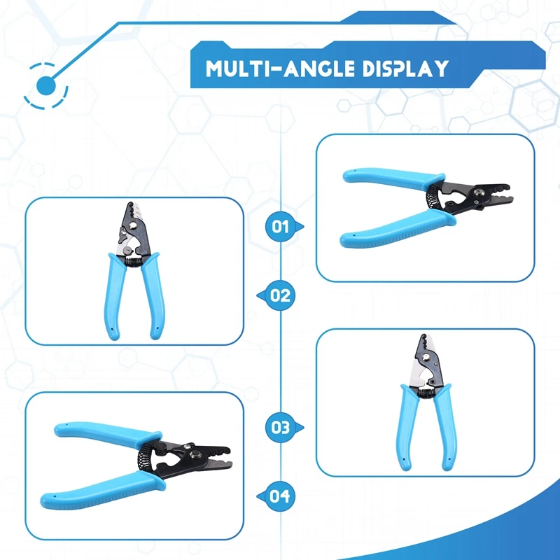 Promotion! VCFS-33 Three-Port Fiber Stripping Pliers FTTH Tools Fiber Optical Wire Stripper