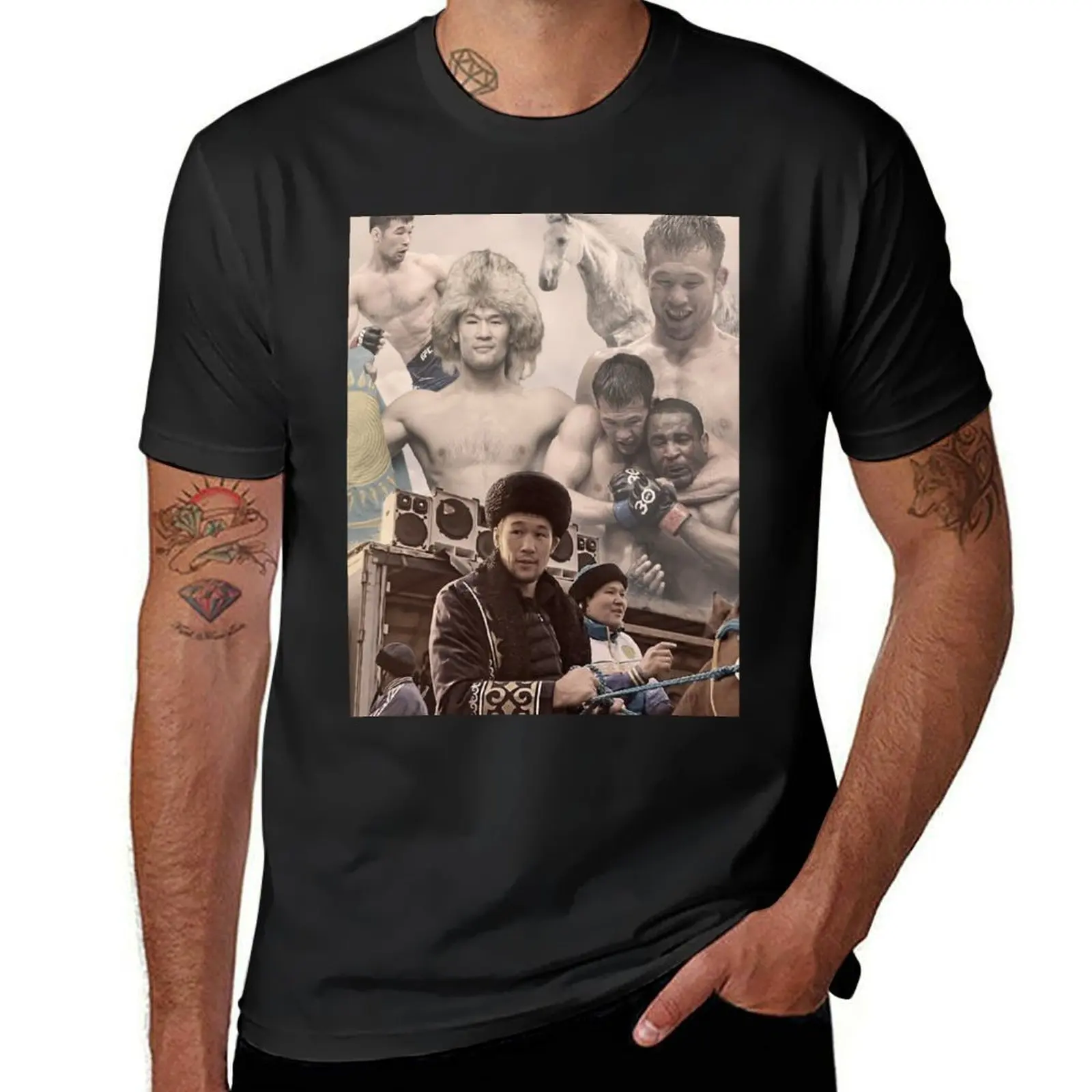 Shavkat Rakhmonov Nomad T-Shirt heavyweights summer clothes graphics quick drying oversized t shirts for men