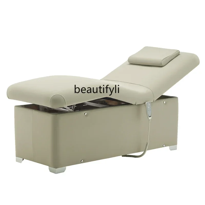 PP Electric Beauty Bed Lifting Massage Couch Multifunctional Micro Plastic Injection Bed Traditional Chinese Medicine Physiother