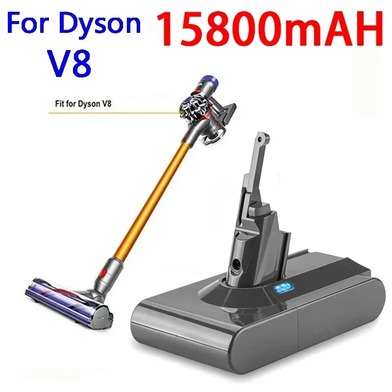 

for Dyson V8 21.6V Battery For Dyson V8 15800mAh Battery V8 series V8 Fluffy Li-ion SV10 Vacuum Cleaner Rechargeable BATTERY L70