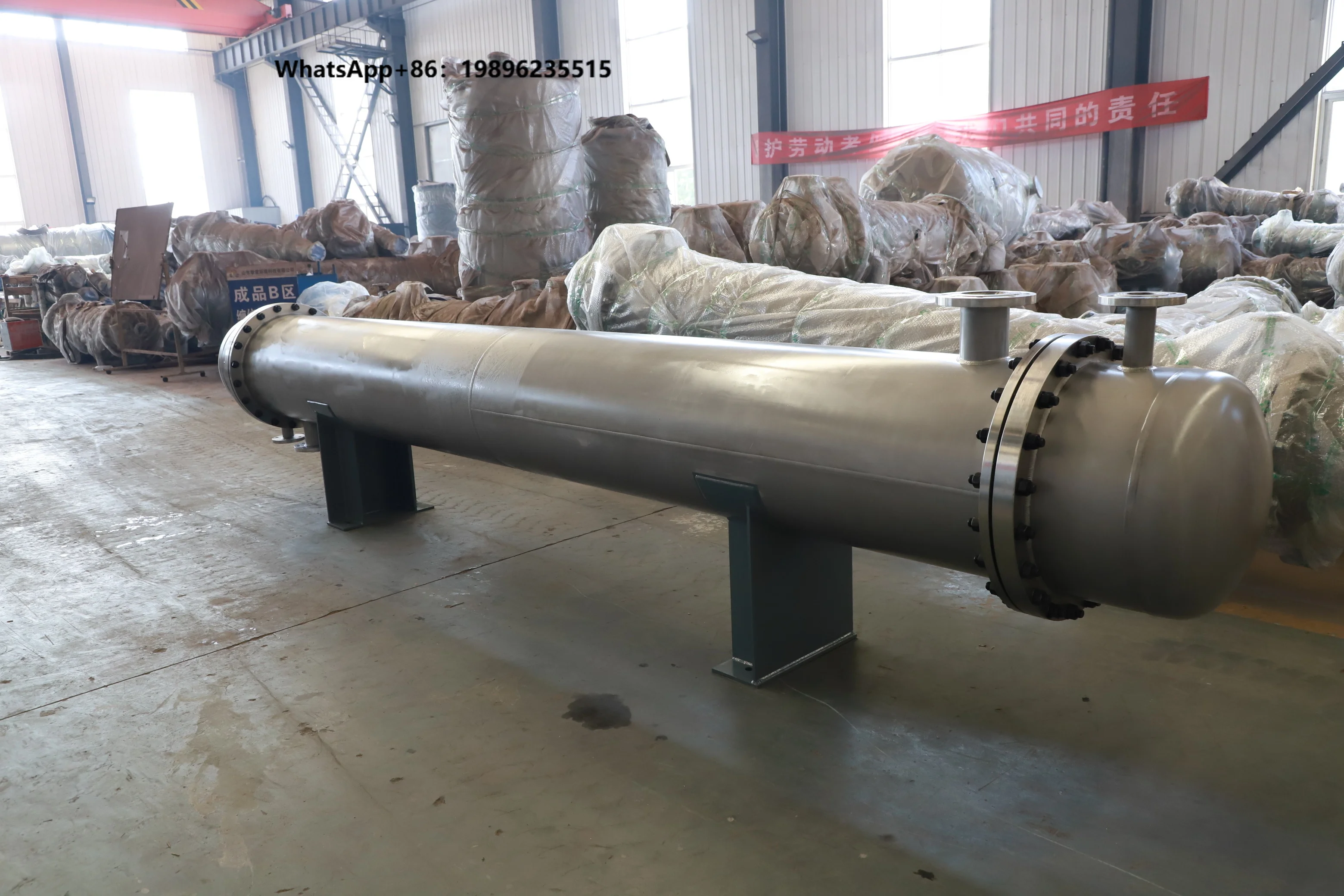 Industrial Water Cooled Oil Condenser Shell and Tube Heat Exchanger Water to air Heat Exchanger Factory Direct Sale High Quality