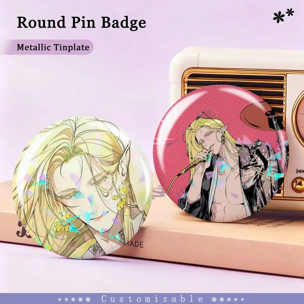 Trash of the Counts Family Eruhaben Custom Tinplate Round Button Badge Pins Brooches