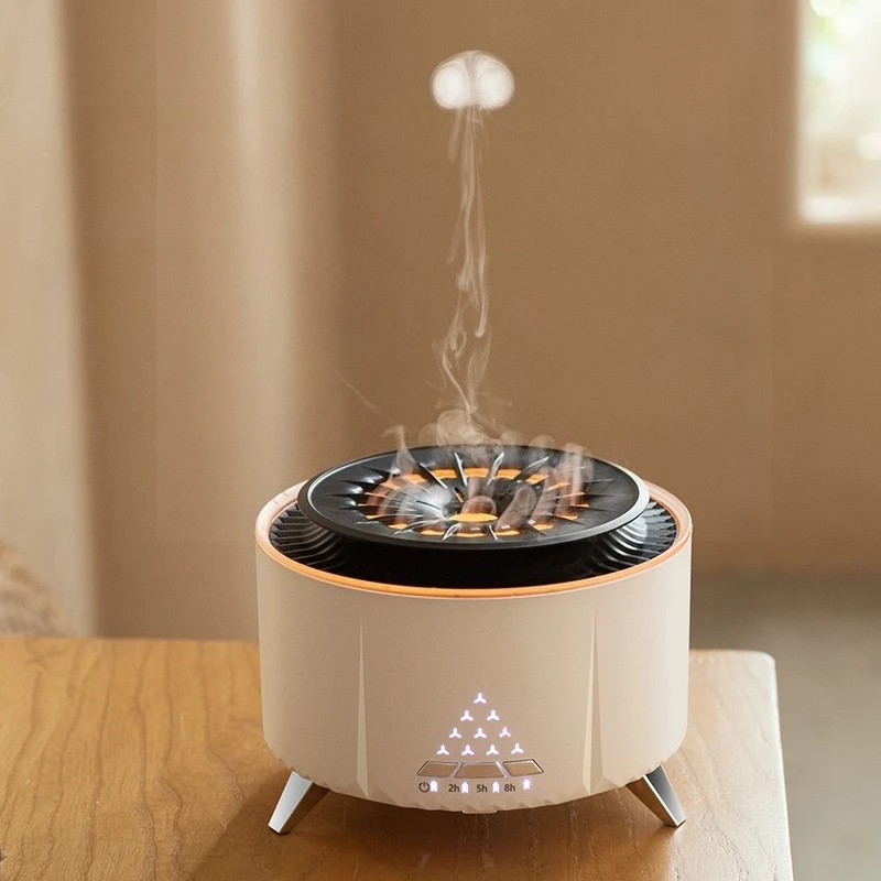 

Jellyfish Spray Desktop Aromatherapy Humidifier Fine Water Mist Moisturize Air Light Sound Essential Oils Diffuser Machine