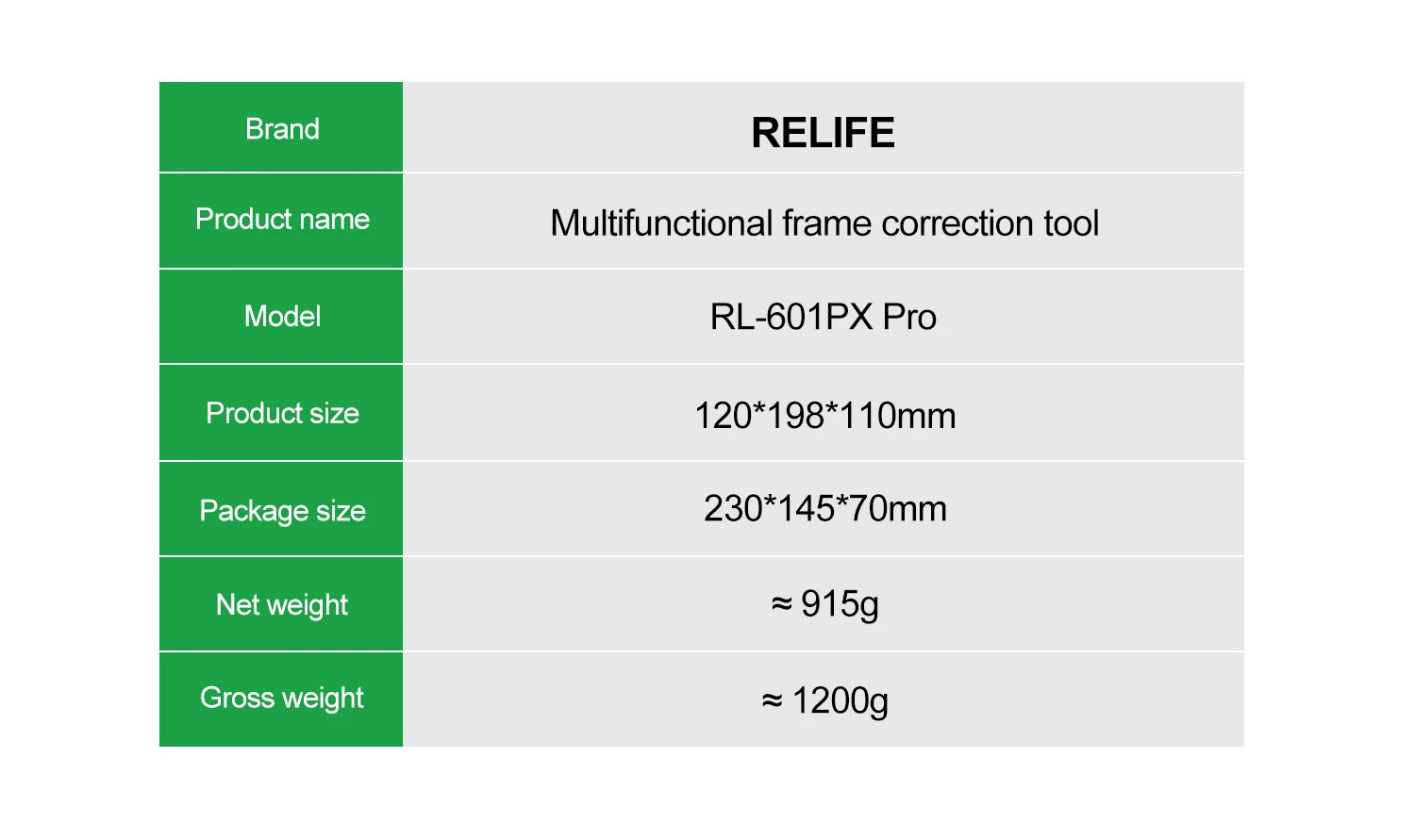 relife-rl-601px-pro多機能修正治具-多方向スマホフレーム矯正器-スマホ修理ツール用