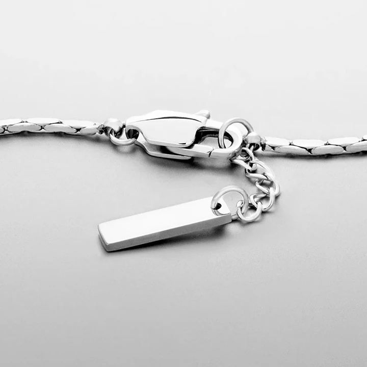 EMANCO Wire Chain Bracelet Fashion Trend New Personalized Men's White Gold Bracelet Non-Fading Color Wholesale Jewelry