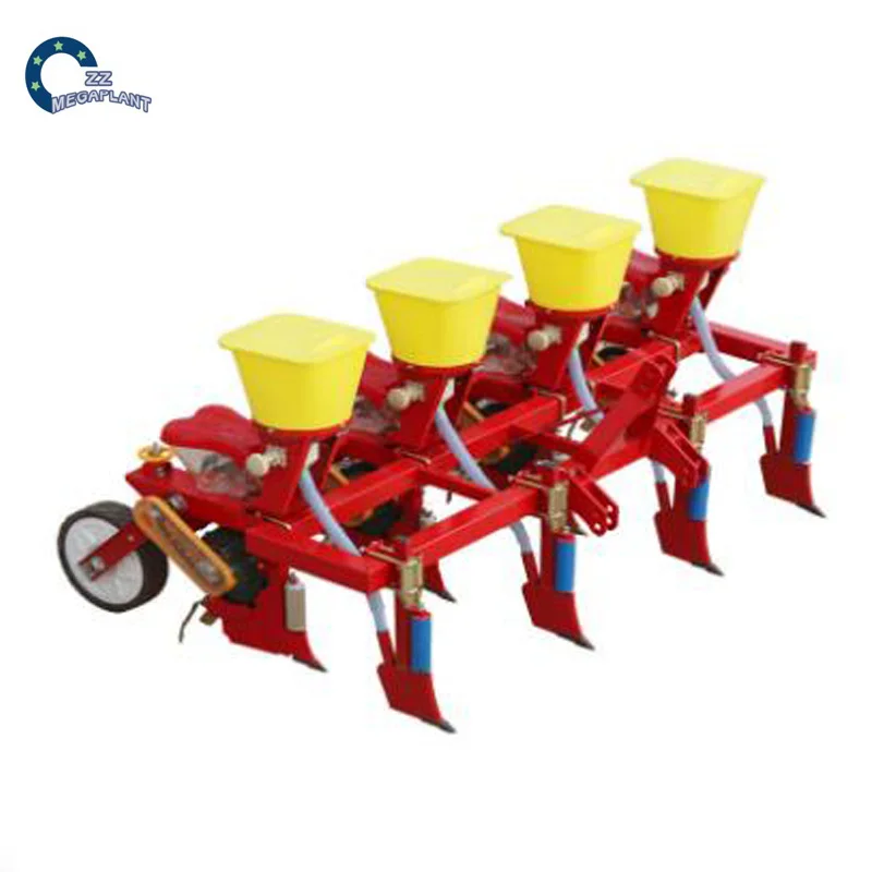 

4 Rows Maize Corn Planter Seeder Cum Fertilizer