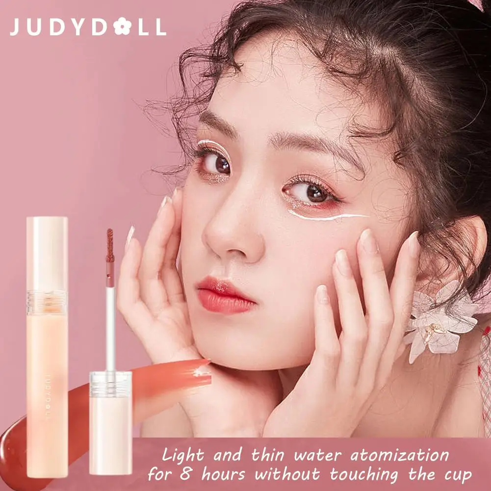 Judydoll Matte Watery Tint Lip Glaze Cream Mist Texture Womon Beauty Thin Lip Lipstick And Liquid Light Nutritious Gel Make Q7h4