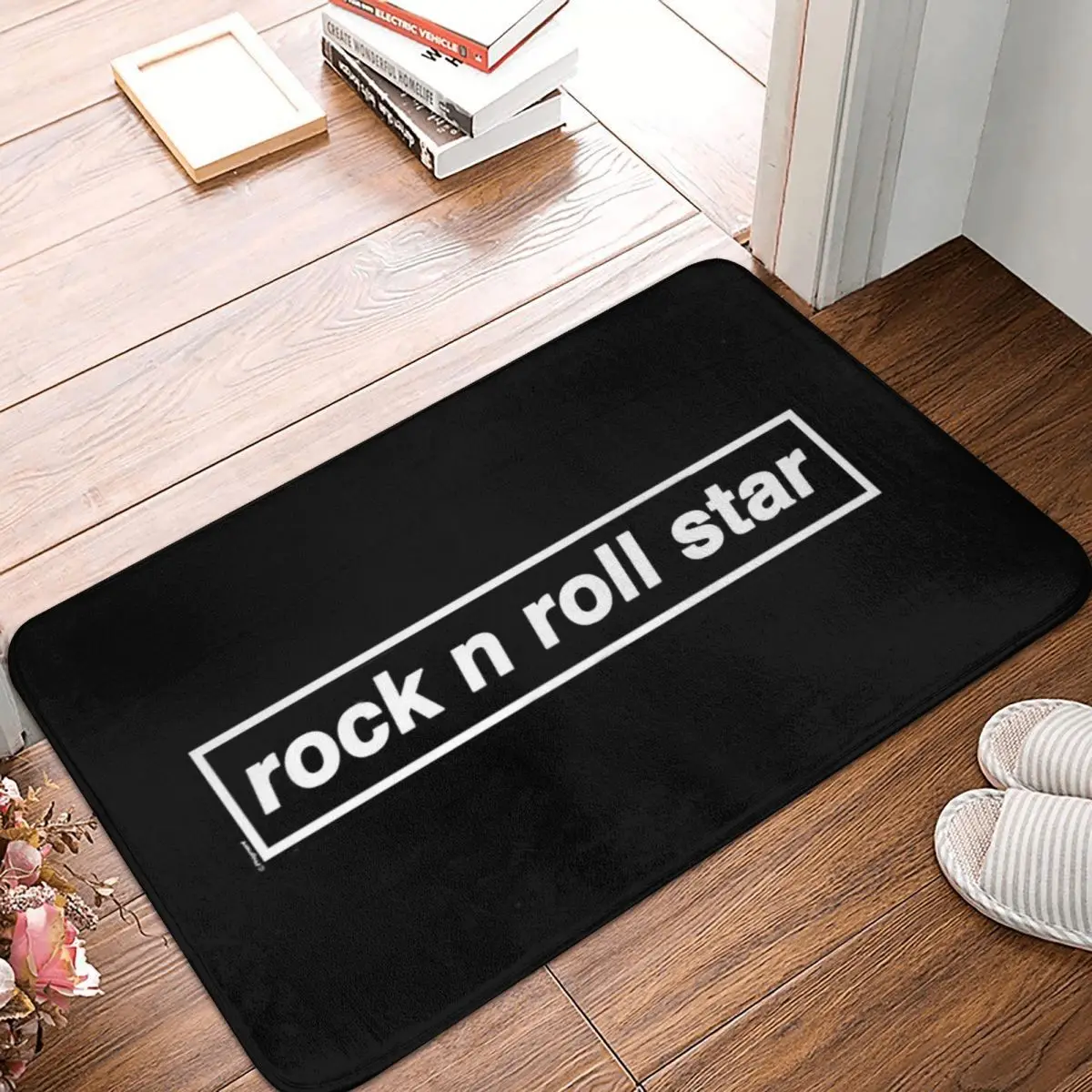 Rock N Roll Star 2 Non-slip Doormat Floor Mat Antiwear Carpet Rug for Kitchen Entrance Home Balcony Footpad Mats