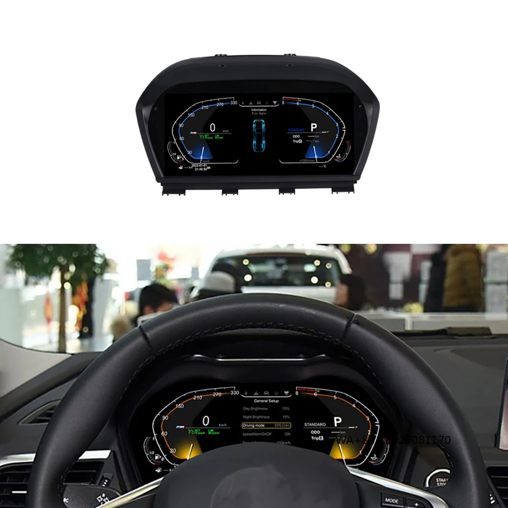 

12.3" LCD Speedometer Meter Screen Digital Dashboard Cluster Automotive for BMW 1/2 Series F20 F21 F23 F45 F46 F39 NBT EVO