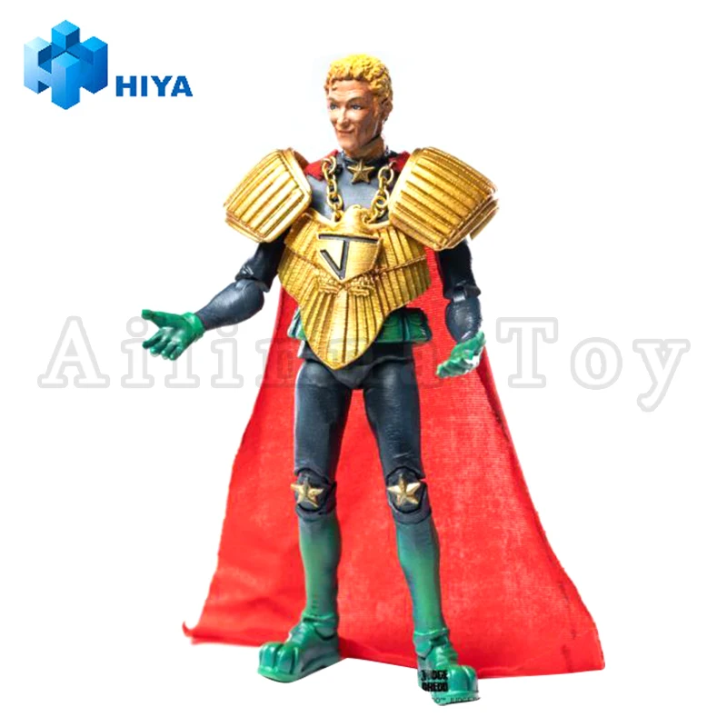 HIYA 1/18 4inch Action Figure Exquisite Mini Series Judge Dredd Chief Judge Caligula Anime For Gift