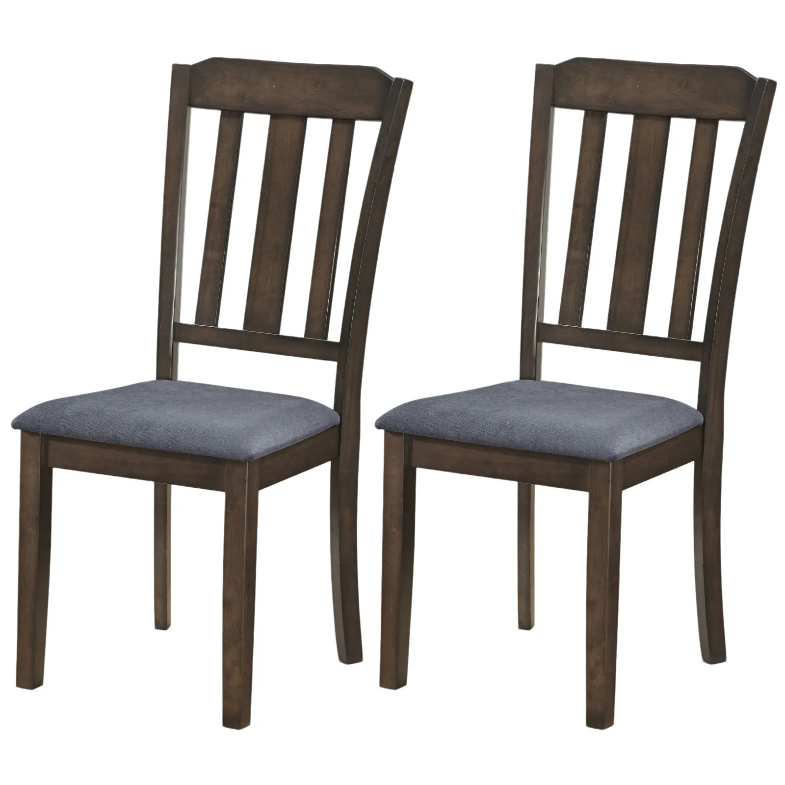 

Набор из 2 обеденных стульев с удобной спинкой и мягким сиденьем для гостиной