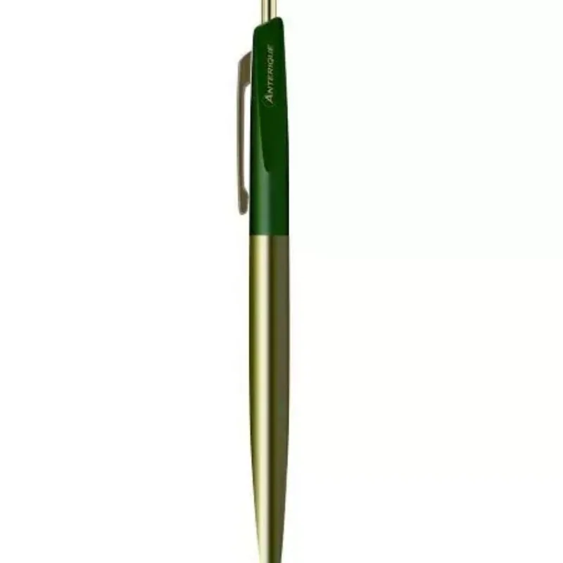 New-Anterique Vintage Brass Press-type Gel Pen in Transparent Individual Packaging Black 0.5mm Limited Edition Rollerball Pens