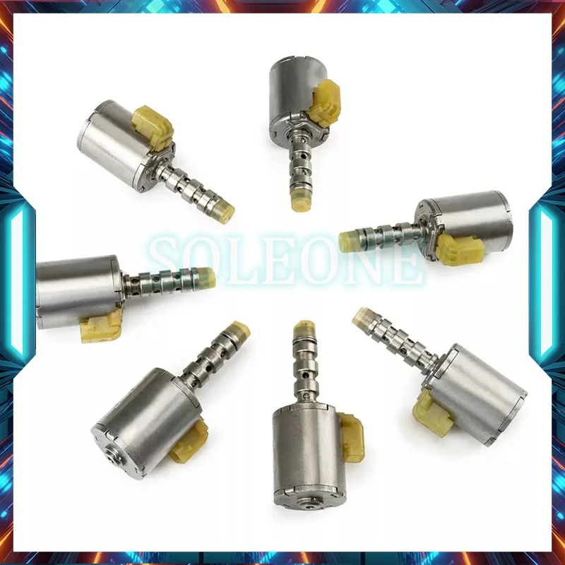 7pcs 5R110W Transmission Master Shift Solenoid Set Tested For Ford 2003-UP 3C3Z-7G383AB 3C3Z-7J136AA 3C3Z-7J136AB 3C3Z7G383AB