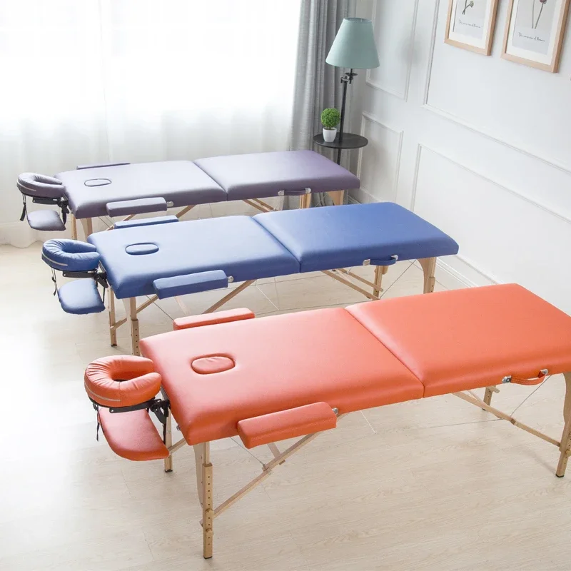 Portable Massage Table Pilates Bed Professional Folding Chair Beauty Thai Salon Chiropractic Equipment Beds Tattoo Lit Pliant