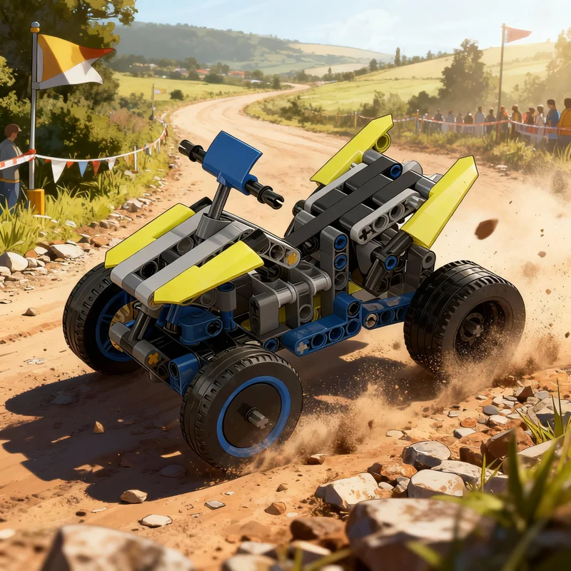 

199pcs MOC Quad Technical Model Building Blocks Assemble Architecture DIY Christmas Gifts Toys Creative Idea Education Brick