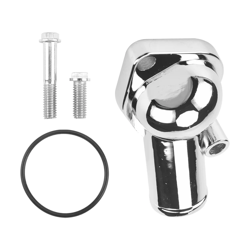 

SBC BBC Water Neck Thermostat Housing 15° For Chevy 350 454 Small Big Block-A14Z