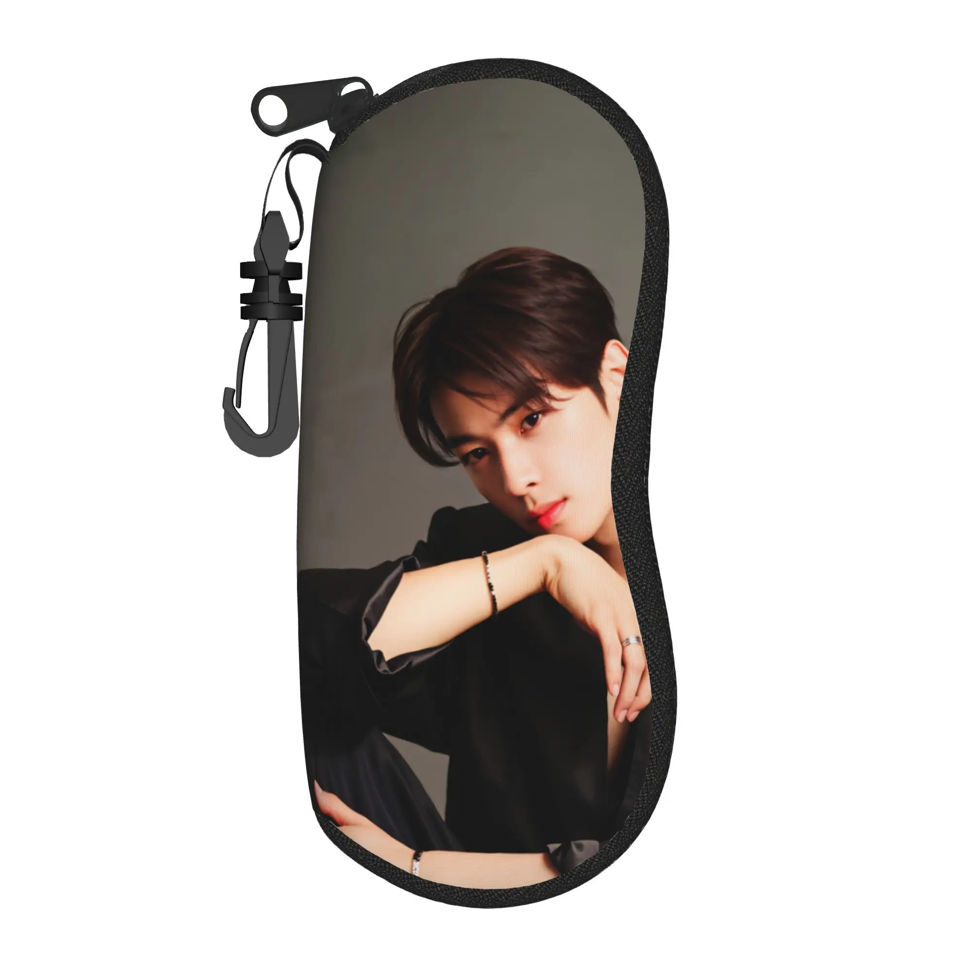 True Beauty  Glasses Case Male Female Cha EunWoos  Sunglasses Case Trend Zipper Eyewear Bag Outdoor Eyeglass Cases Cover