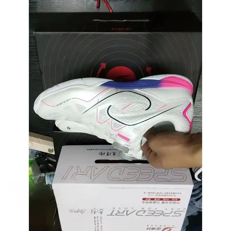 

Original Brand Unisex Professional Table Tennis Shoe Top Quality Wearable Gym Badminton Shoe Quick Lacing Indoor Court Shoe