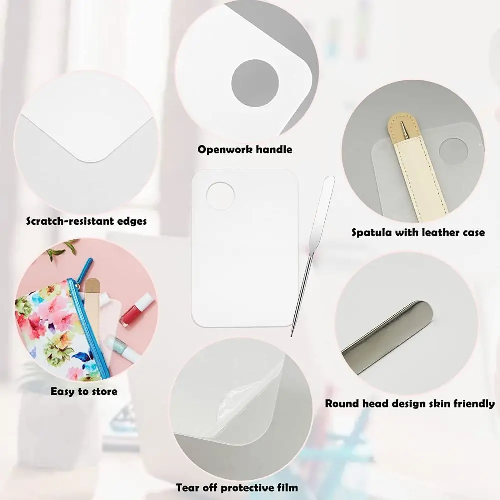 Art Accessories Makeup Toner Spatula Cosmetic Spatula Tool Makeup Spatula Korean Set Make Up Palette Makeup Mixing Palettes