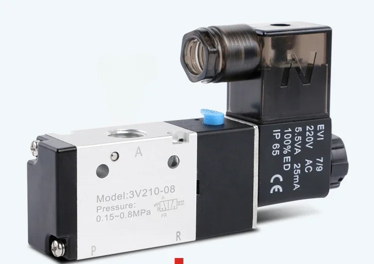 

tool partsElectromagnetic Control Valve 3V110-06/3V210-08/3V310-10/3V410-15 Two Position Three-way Valve