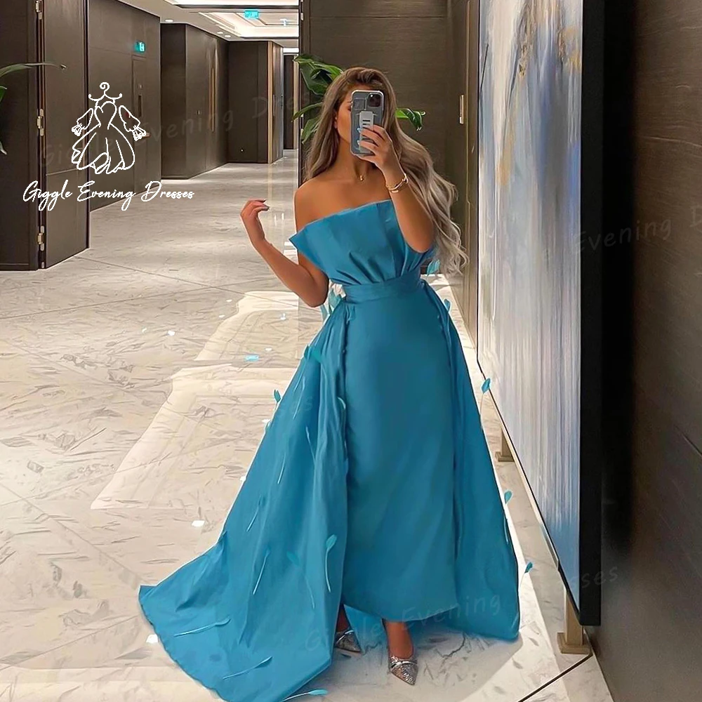 

Giggle Homecoming season Luxury Appliques Satin elegant Party formal gowns woman Straight saudi Evening dresses 2024 فساتين سهرة