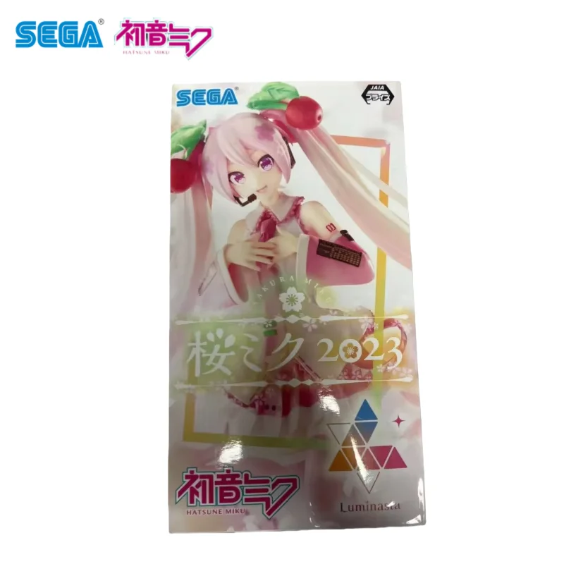 

In Stock Original 100%genuine Sega Hatsune Miku Anime Merchandise Action Figure Figurine Ornaments Model Holiday Gifts