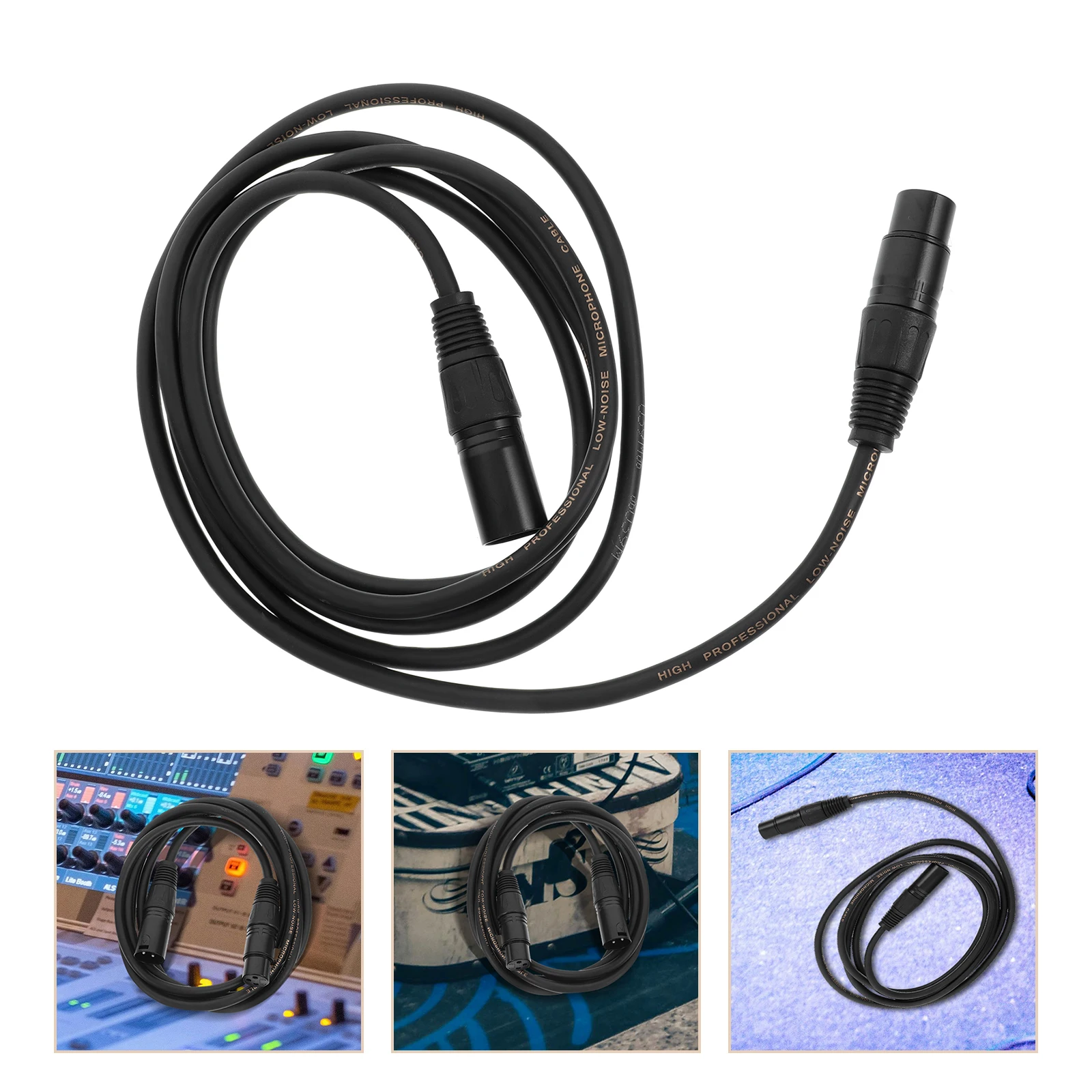 

10pcs Dmx Cable 3-Pin Xlr Stage Lighting Signal Cable For Moving Head Par Spotlight Waterproof Moldproof Audio Line