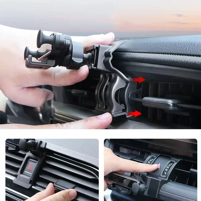 Car GPS Screen Navigation Stand Special Phone Holder For AUDI A8 A8L Q7 Q8 2006-2026 Decoration Modify Auto Accessories