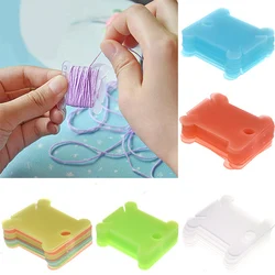 20/50/100pcs Plastic Rolling Thread Board Cross Stitch Storage Holder Sewing Bobbin Card Thread Organizer Embroidery Needleworks