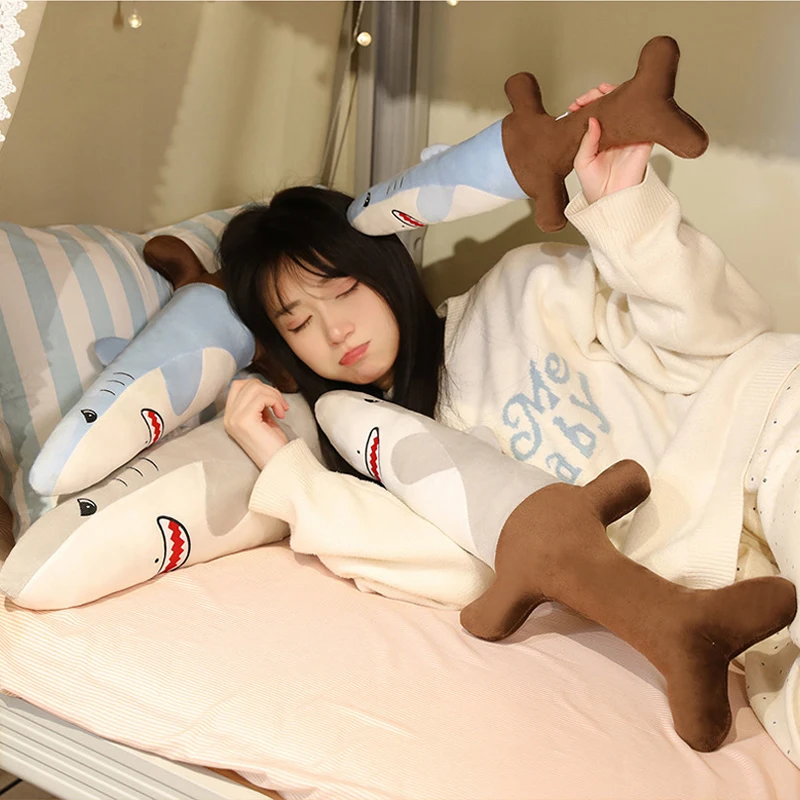 

Creative Shark Knife Fur Toy - Funny Shark Blade Doll - Relaxing Pillow with Simulated Sword and Knife Design - Gift Doll