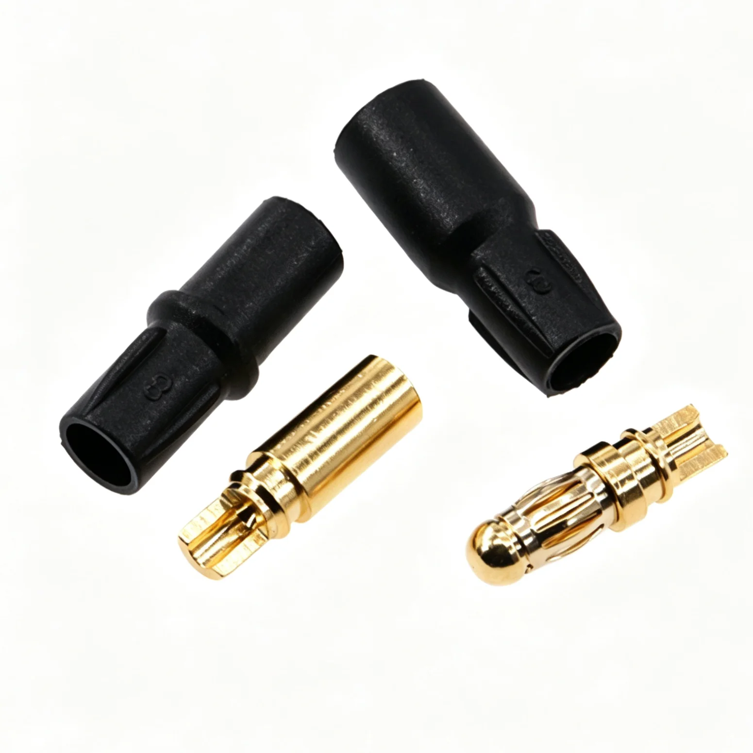 10PCS SH3.5-M.G.B SH3.5-F.G.B PA6 UL94-V2 IP40 NEWoriginal with sheathed banana plug connector for Lithium Battery RC Planes Car